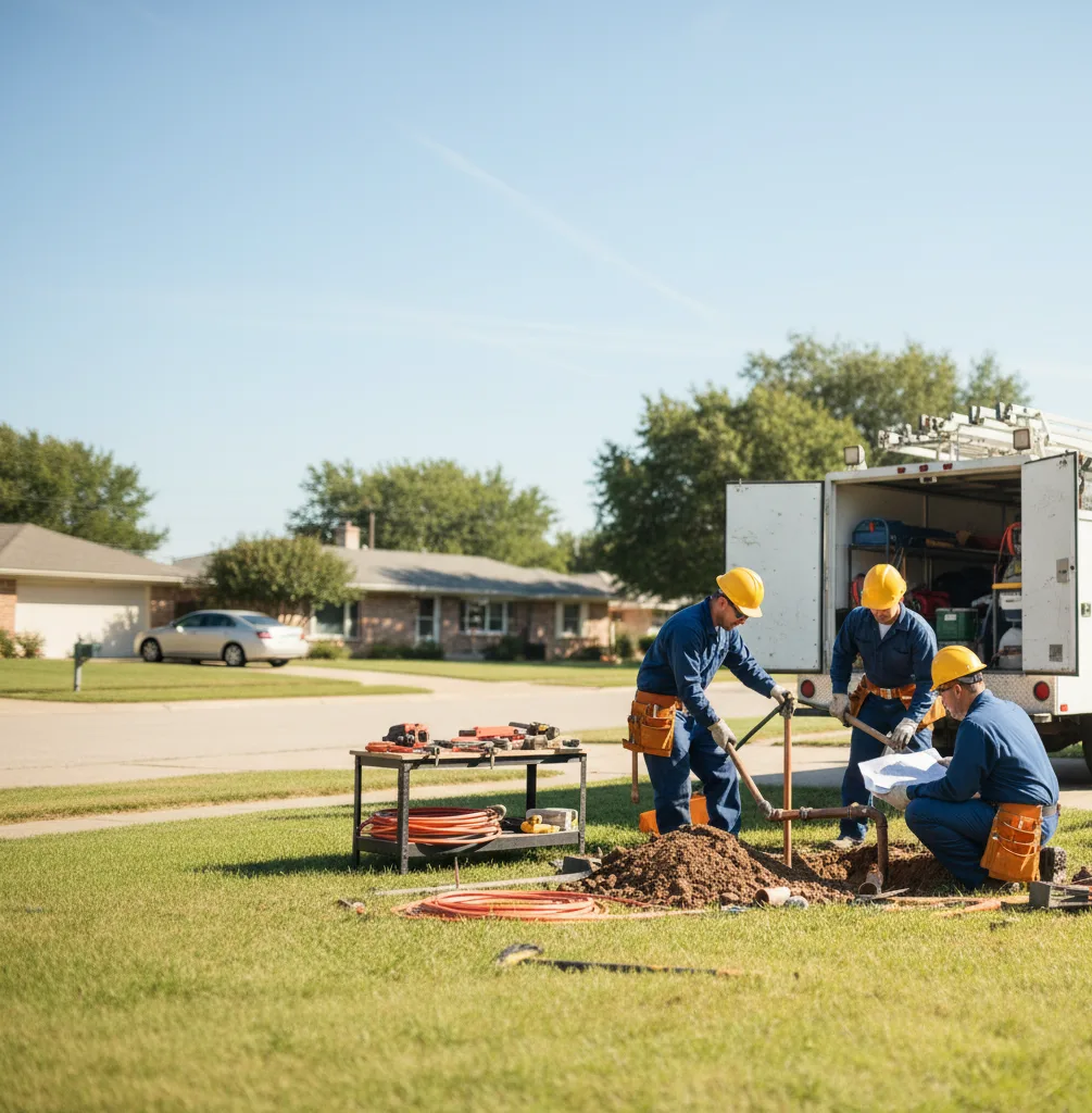 Sewer Line Repair in Burkburnett, TX